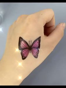 30 Buah/Set Tattoo Temporer 3D Kupu-Kupu & Tahan Air