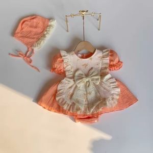 BD225 Body váy công chúa RIOKIDS quần áo cho bé gái sơ sinh đầy tháng quà tặng thôi nôi