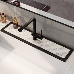 Bathroom Kitchen Sink Faucet Absorbent Pad Toilet Diarrhea Treatment Coating Mud Pad Washing Basin Drain Mat Floor Mat