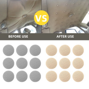 10pcs Car Interior Roof Buckles Headliner Ceiling Cloth Fixing Screw Care Fabric Buckle Rivets Retainer Cap Repair Automotive