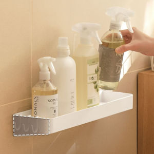 Toilet Bathroom Shelf Rack Adhesive Wall Mount Shower Rack Shelf Shower Caddy Bathroom Shelving