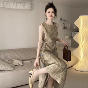 QFN | Formal Occasion Premium French Style Sleeveless Dress
