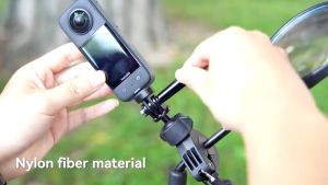 Telesin Action Camera Versatile Cycling Bike Handlebar Rack Clamp Mount for Insta360 DJI Osmo GoPro Akaso SJCAM etc TE-HBM-004