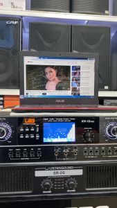 Đẩy liền vang liền mic JA KH-19Pro 2 Kênh 1600W Main công suất KH19 Pro có Chống Hú USB Bluetoothc Optial