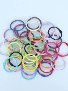 10pcs/lot 30mm Colorful Metal Jump Rings Clasps O Shape Openable Keychain Binder Rings Connectors For DIY Keyring Accessories