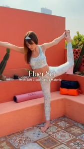 AURA - Fleur Legging UPF 30+ | La Brise Collection