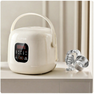 Supor | Nồi Cơm Thông Minh 0-Coating Thép Không Gỉ 316L 1.6 L