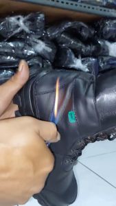 Sepatu Boots Safety Kickers King Resletng kulit Sepatu Formal Kasual Casual Kerja Kantor Safety Low/Semi Boots Pria Cowok Laki-Laki Boot Savety But Sepeti Septi Buts Sevti Bot Septy Bots Sefty Kerja Proyek Laapaangan Bayar Di tempat