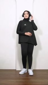 Manset Inner Oversize Tangan Panjang Wanita Daleman Hijab Muslimah - Atasan Manset Wanita Olahraga