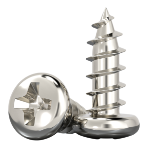 TIANZHUOJINSHU | Hardened Steel Nickel Plated Cross Recessed Pan Head Self-Tapping Screw
