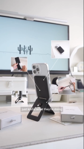 nobs arkuro - Magsafe compatible tripod wallet (fits up to 2 cards)