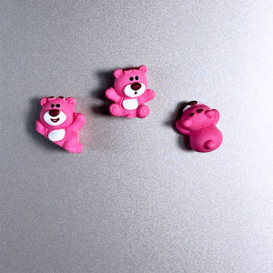 ติดตั้งแม่เหล็กตู้เย็นลายการ์ตูน 3 มิติ ติดตั้งแม่เหล็กตกแต่งสติกเกอร์สตรอเบอร์รี่หมี สไตล์สตรีทแวร์ เครื่องประดับตกแต่งบ้าน จีนแผ่นดินใหญ่