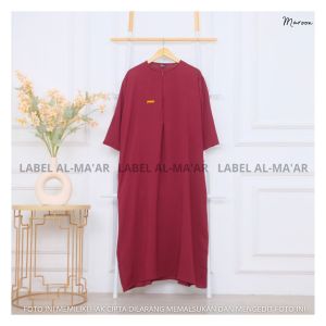 Daster Crinkle Airflow LD120 Dress Lengan 3/4