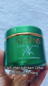 Kem Lô Hội dưỡng ẩm Aloins Eaude Cream S Nhật Bản