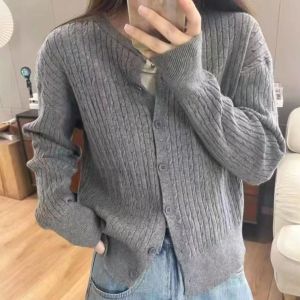LOMOGI Women Short Cardigan Korean Knitwear