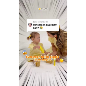 Beeme Honey Sunscreen Lotion with Niacinamide SPF 50+ PA +++ 25gr & 50gr | Sunscreen Ibu dan Anak