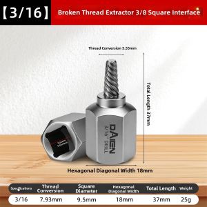 DAIENGONGJU | Screw Extractor for Damaged Screws New Tool