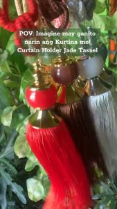 CURTAIN TIE BACK TASSEL CURTAIN  HOLDER MARBLE DESIGN EXCELLENT FOR DECORATIVE ACCESSORIES FOR ANY TYPE OF CURTAINS