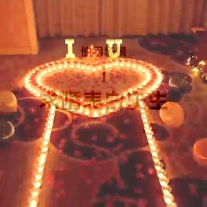 At.market เทียนทีไลท์ เทียนบรรยากาศ เทียน เทียนถ้วย 100 ชิ้น จุดเตาน้ำมันอโรม่า เทียนหอมร้อนชา เทียนอุ่นอาหาร สีขาวและสีแดง