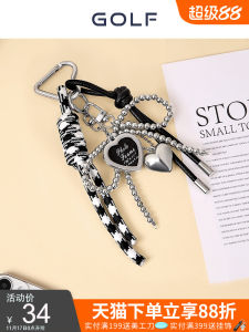 GOLF Leather Heart Shaped Keychain Bag Charm High End Feelings Luxury Goods Fashion Accessories Golf Brand Online Exclusive