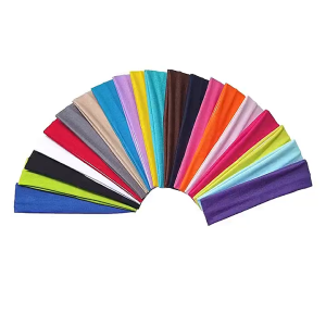 【COD】Sports Towel Elastic Headband Wrist Guard Set Running Fitness Yoga Sweat-Absorbent Headband turban