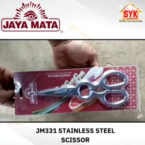SYK Jaya Mata JM331 7.9" 200mm 1Pcs Stainless Steel Multipurpose Kitchen Scissor Bottle Opener Scissor Gunting Dapur