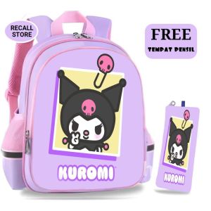 NM-tas ransel anak sekolah sd tk fashion karakter lucu viral karakter kuromi gratis tempat pensil