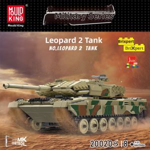 Mould King | Remote Control High Difficulty German Tiger Tank Building Blocks Model Toy