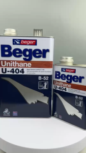 น้ำมันเคลือบแข็งไม้ Beger ยูรีเทน สำหรับ ทาภายนอก U-404 (ขนาดแกลลอนและ 1/4)