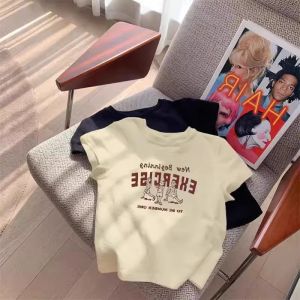 QIANSHUIYIYUN | Vintage American Straight Shoulder Sleeveless Slimming White High Waist Short Style T-Shirt