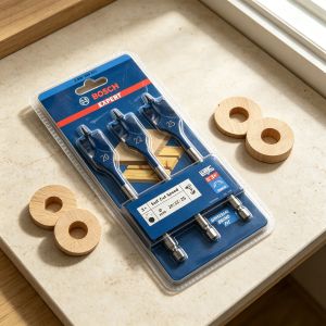 Bosch | BOSCH 2608900331 3Pcs Hex Shank Spade Drill Bit Set Self Cut Speed Wood Flat Boring Bits 20/22/25mm