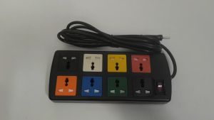 Ổ cắm LiOA 8 lỗ 3m 8D32N N 3 chấu đa năng kéo dài chính hãng