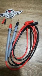 สายมัลติมิเตอร์ ปลายเข็ม เหมาะสำหรับเจาะวัดสายไฟต่างๆ หรือวัดอุปกรณ์ SMD ขนาดเล็กๆ เข้าถึงได้ยาก คุณภาพดี ทนทาน