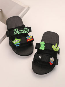 Childrens Casual Sandals Summer New Anti-slip Outdoor Beach Shoes Cartoon Mid-large Children Parent-Child Leisure Cool Slippers