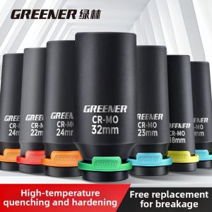 Heavy Duty Pneumatic Impact Socket Extended Electric Wrench Adaptor 17mm 21mm