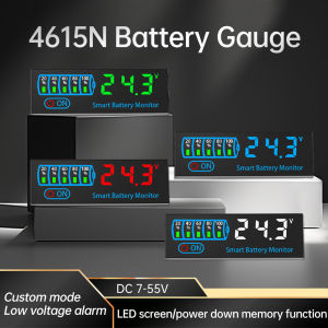DC 7-55V LED Battery Capacity indicator light voltage and power indicator acid battery/lithium-ion battery power display board