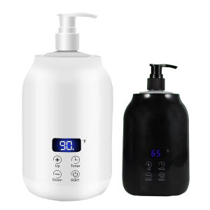 NEW Essential Oil Heater LED Display Temperature Adjust Single Massage Oil Bottle Warmer Massage Oil Heater