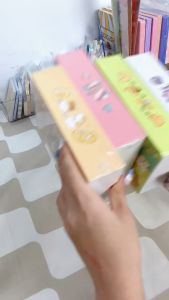 Stiker Kecil Mini Doff PVC Aesthetic Hijau Coffee Pink Lilac Anti Air