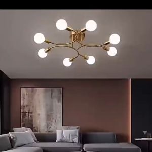 6/8 Kepala Lampu Plafon Lampu Hias Rumah Ruang Tamu Kamar Minimalis Tempat Lampu Plafon Ceiling Light Lamp E27 MOOISHC
