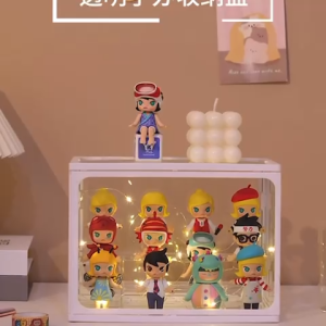 ●SG Stock● Glass ABS Stackable Toy Figures Displays Box Perfumes Storage Box Makeup Storage Rack Perfume Rack Perfumes Box Cosmetics Storage Box Nail Polish Storage Rack Toiletries Storage Rack Perfumes Stand Perfumes Holder