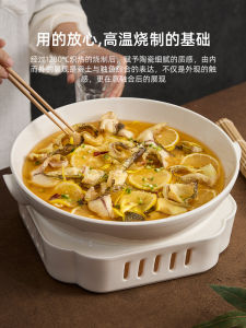 Yoghe Ceramic Casserole Dish Soup Slow Cooker Home Use Heating Stove Dining Utensils High End Commercial Sense Multi Function Plate