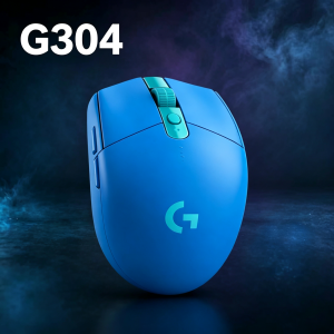 Logitech | Streamlined Logitech G304 Wireless Gaming Mouse Comfort Palm Grip For Long Time PUBG CS2 Valorant Game Grinding