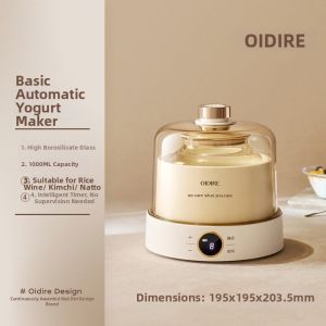 Oudian yogurt machine is a small fully automatic home-use appliance that integrates constant temperature fermentation and homemade natto rice wine cooking