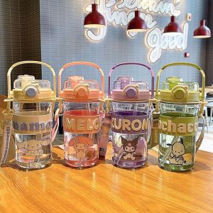 745ML 2IN1 BPA FREE BOTOL MINUM SEDOT & TEGUK TRITAN KARAKTER MELODY KUROMI CINNAMOROL