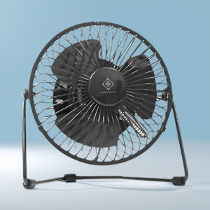 Quiet USB Mini Fan Iron Art Desktop Fan for Office Computer Student Dormitory Small Size Portable Electric Fan