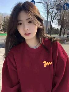 2025 Autumn Winter Thickened Fleece round Neck Hoodless Sweatshirt Womens Snake Year Red Color Traditional Chinese Zodiac Top