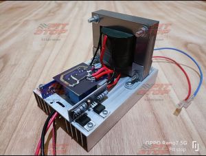 Power inverter PAC / VAC 4 MOSFET Trafo 5A flip flop adjustable STRONG & JOS COD MANTAP