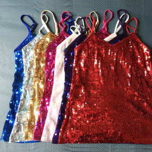 Áo Ba Lỗ Hở Lưng Gợi Cảm Mùa Xuân Hè Cho Nữ Dáng Rộng Áo Lót Sequin Áo Ba Lỗ Phong Cách Hàn Quốc Áo Ba Lỗ Thường Ngày