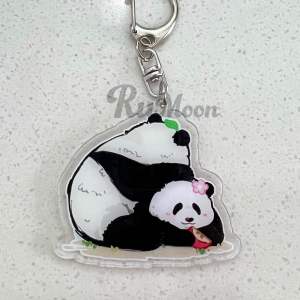 [Mua 3 tặng 1] Móc Khoá Gấu Trúc Panda Đỉnh lưu (Hoahoa Manh Lan Fubao Hoà Diệp Thất Tử Phi Vân)