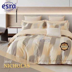 Sprei 200x200x45/180x200x40 anti geser bahan katun cvc Sprei home made